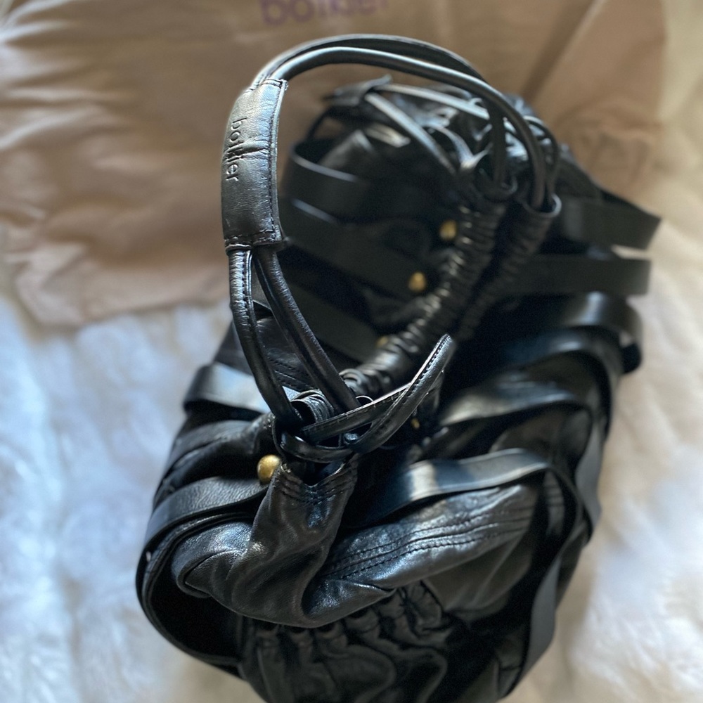 Botkier Skeleton leather Black Drawstring shoulder bag